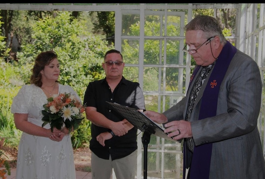 Wedding ceremony by Dr. Gerrit Rademeyer in Burgersdorp