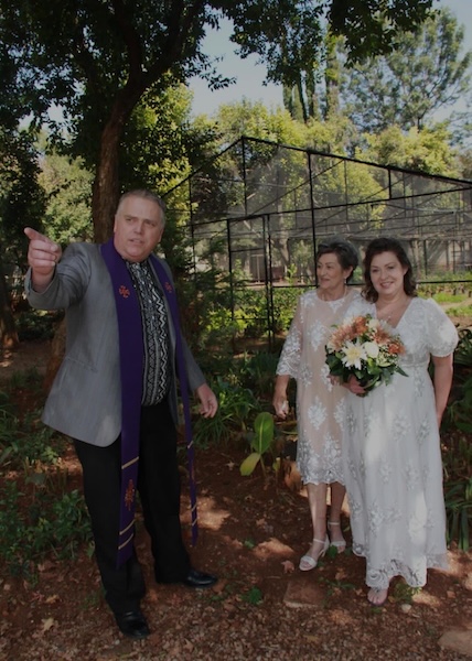 Wedding ceremony by Dr. Gerrit Rademeyer in Burgersdorp