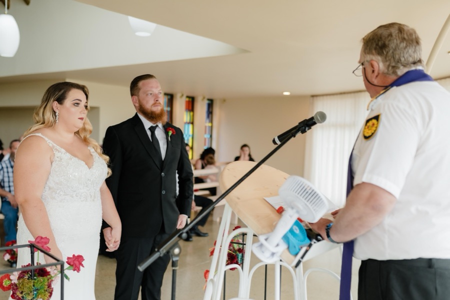 Wedding ceremony by Dr. Gerrit Rademeyer in Burgersdorp