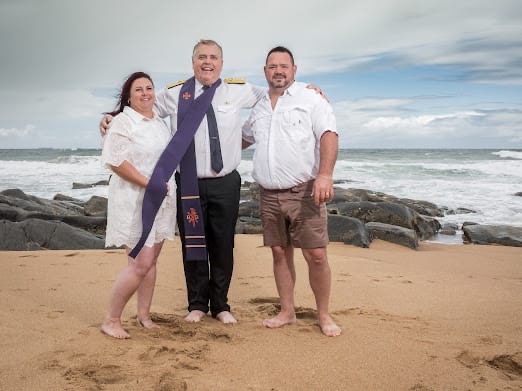 Wedding ceremony by Dr. Gerrit Rademeyer in Burgersdorp
