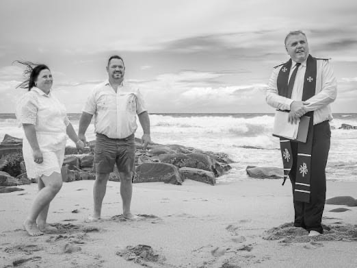 Wedding ceremony by Dr. Gerrit Rademeyer in Burgersdorp