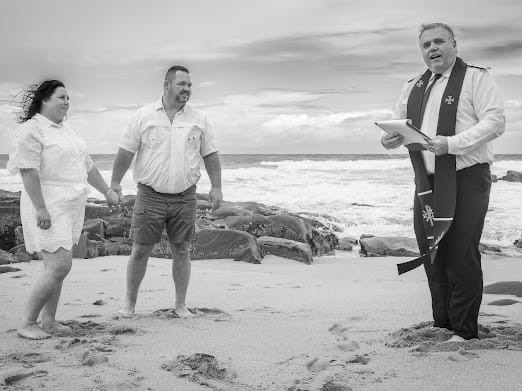 Wedding ceremony by Dr. Gerrit Rademeyer in Burgersdorp