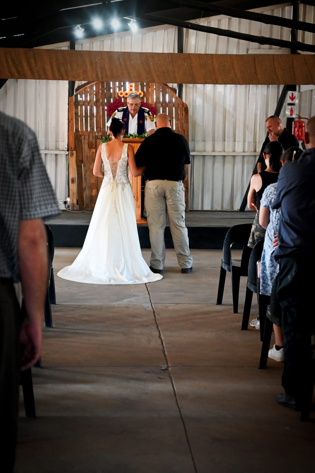 Wedding ceremony by Dr. Gerrit Rademeyer in Burgersdorp