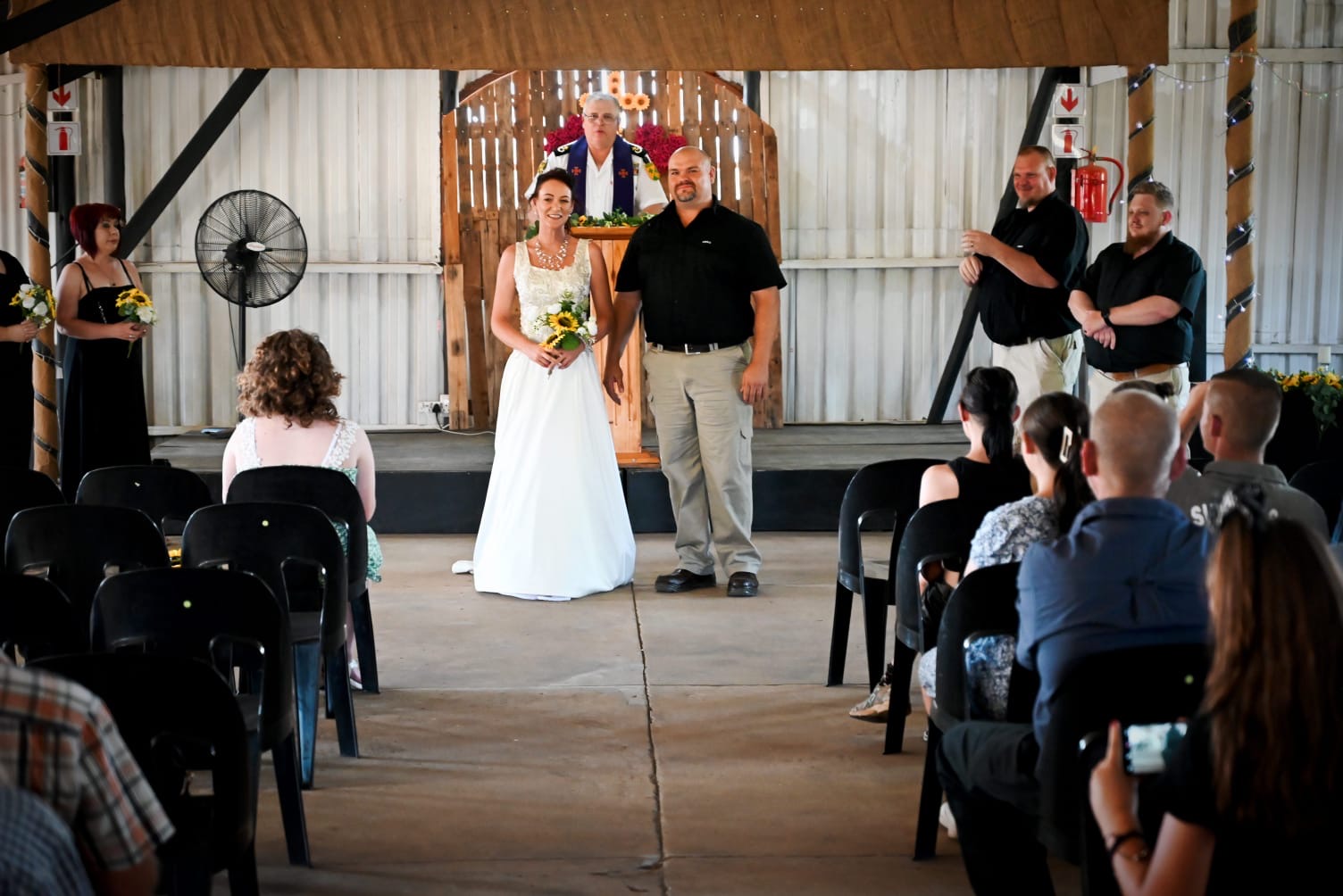 Wedding ceremony by Dr. Gerrit Rademeyer in Burgersdorp